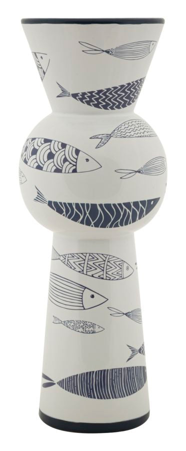 VASE FISH TALL CM Ø 14X38,5