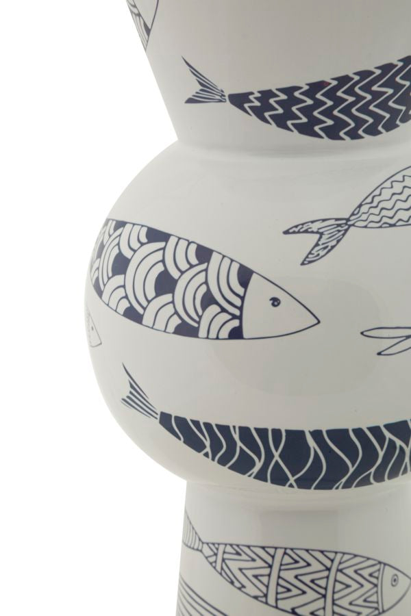 VASE FISH TALL CM Ø 14X38,5