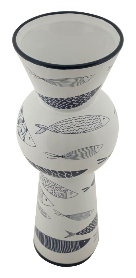 VASE FISH TALL CM Ø 14X38,5