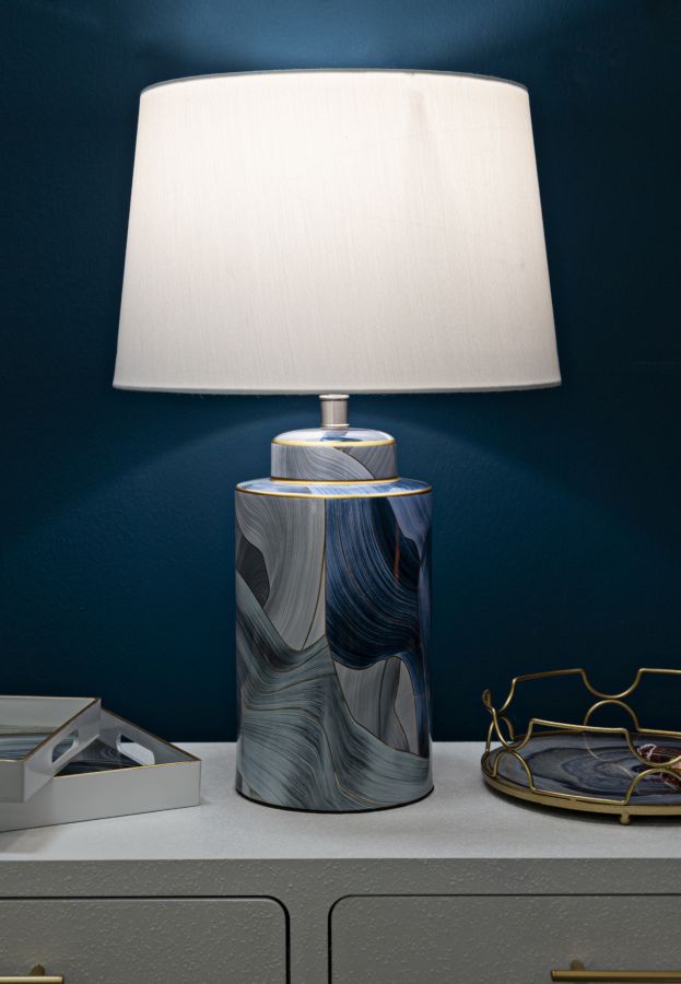 TABLE LAMP CERAMIC ELEGANT CM Ø 40X64