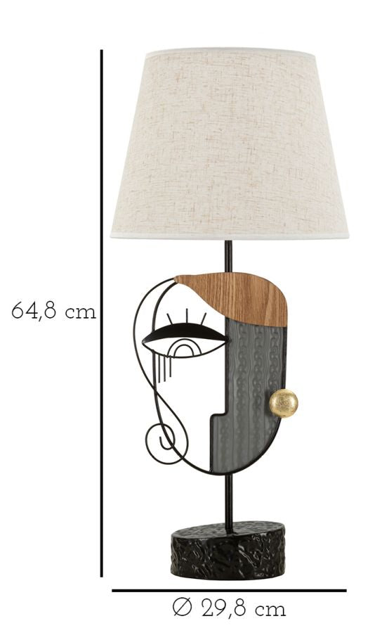 TABLE LAMP PICASSY CM Ø 29,8X64,8