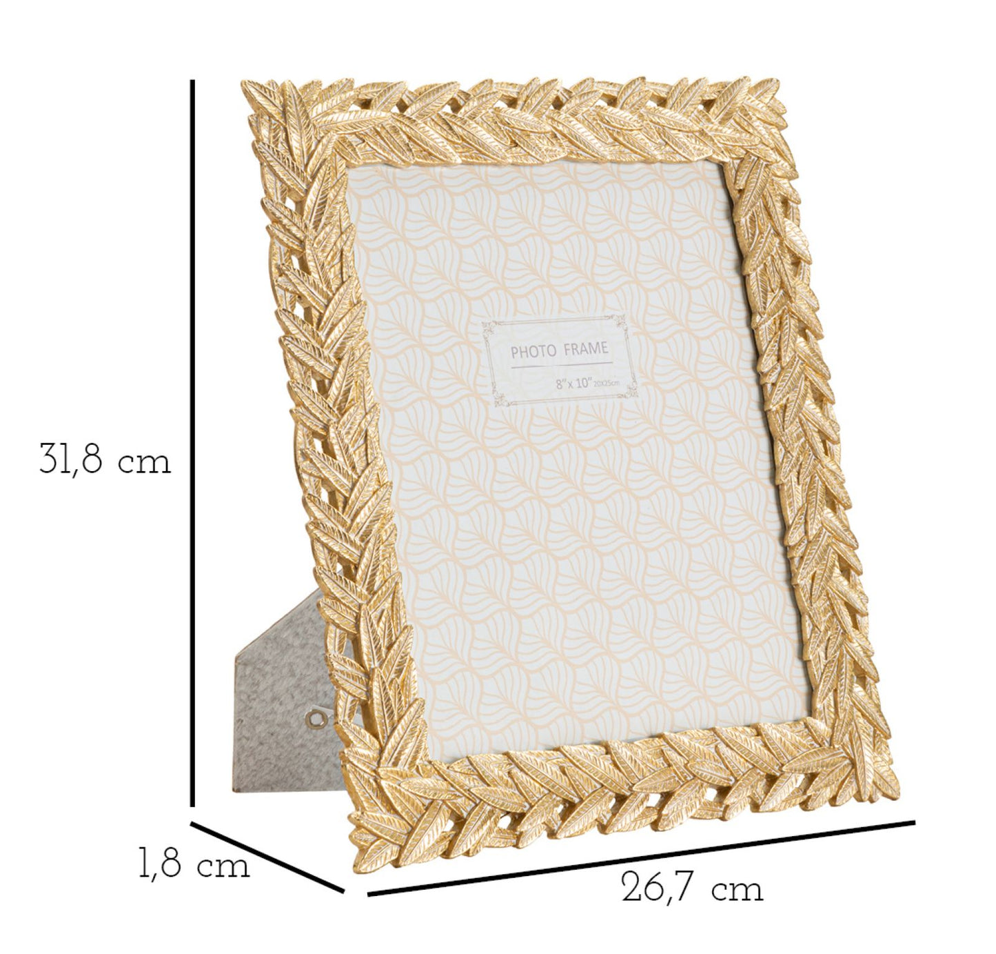 PHOTOFRAME SOLIS CM 26,7X1,8X31,8 (INSIDE PHOTO SIZE CM 20X25)