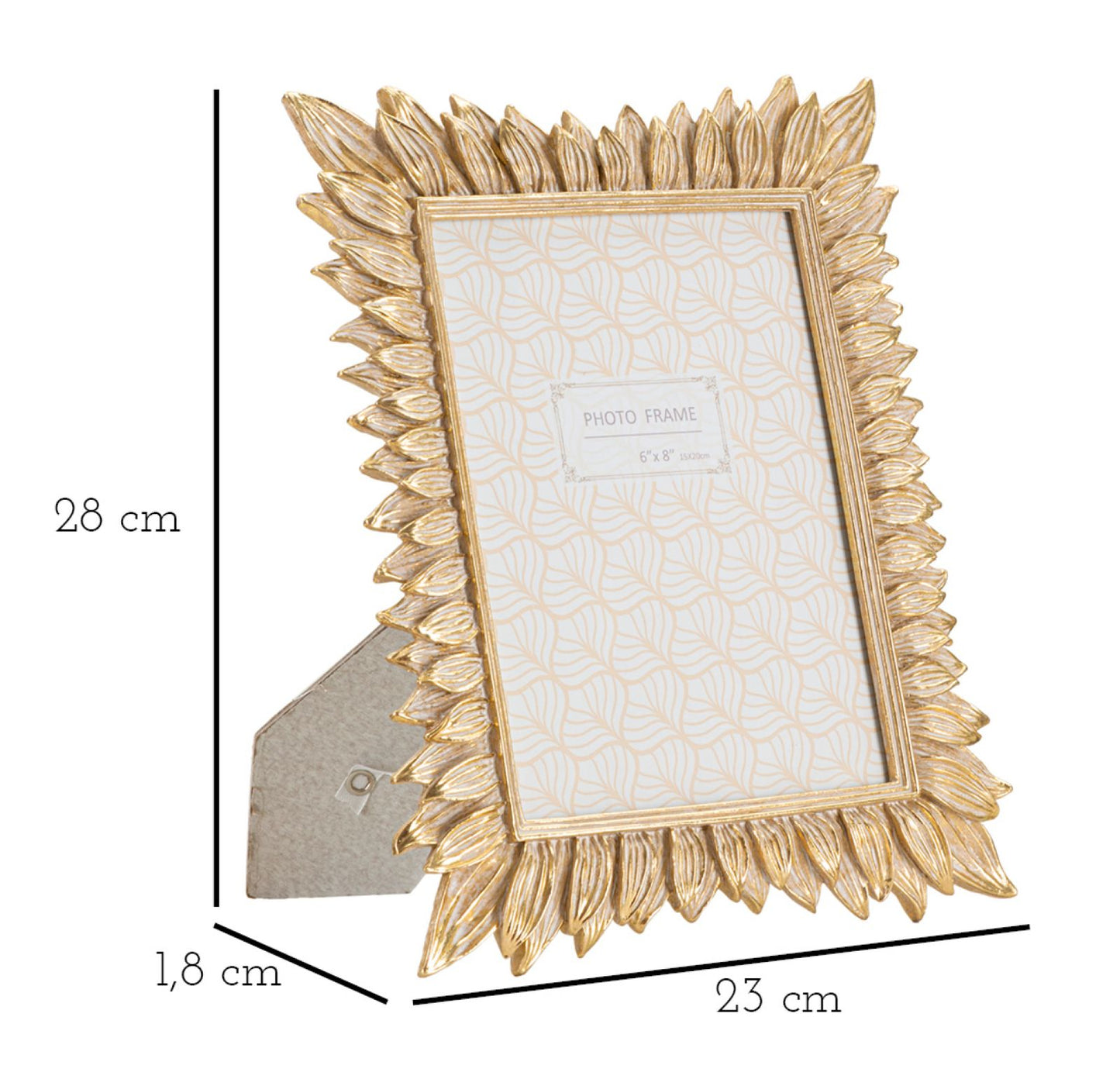 PHOTOFRAME MOLAS CM 23X1,8X28 (INSIDE PHOTO SIZE CM 15X20)