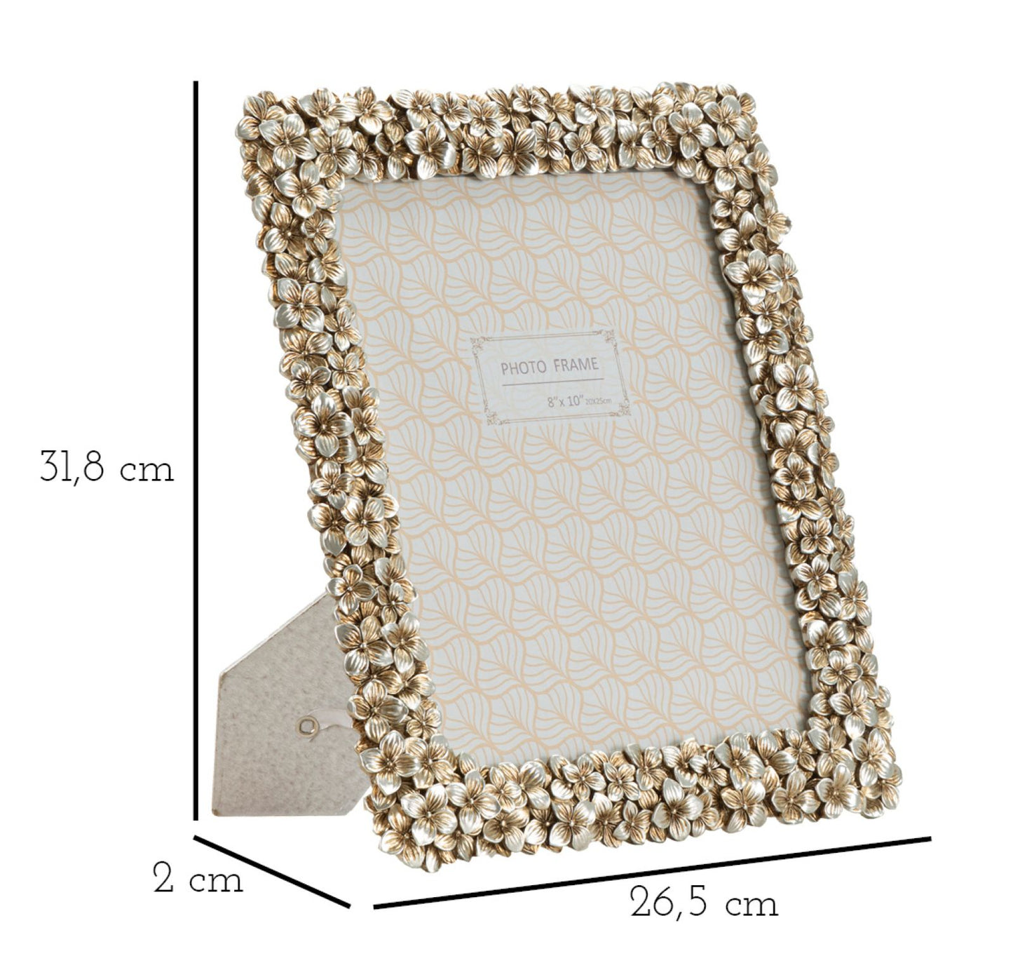 PHOTOFRAME FLOLLY CM 26,5X2X31,8 (INSIDE PHOTO SIZE CM 20X25)