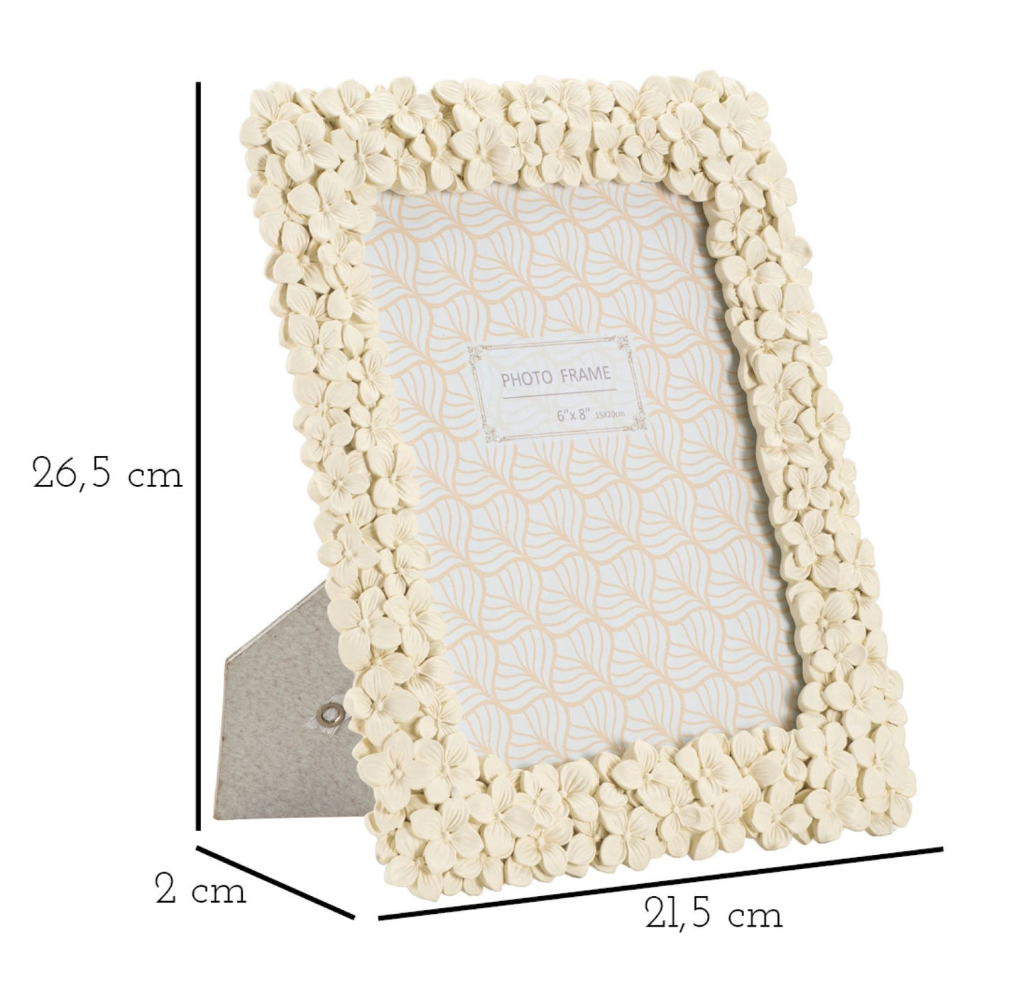 PHOTOFRAME FLOTY CM 21,5X2X26,5 (INSIDE PHOTO SIZE CM 15X20)