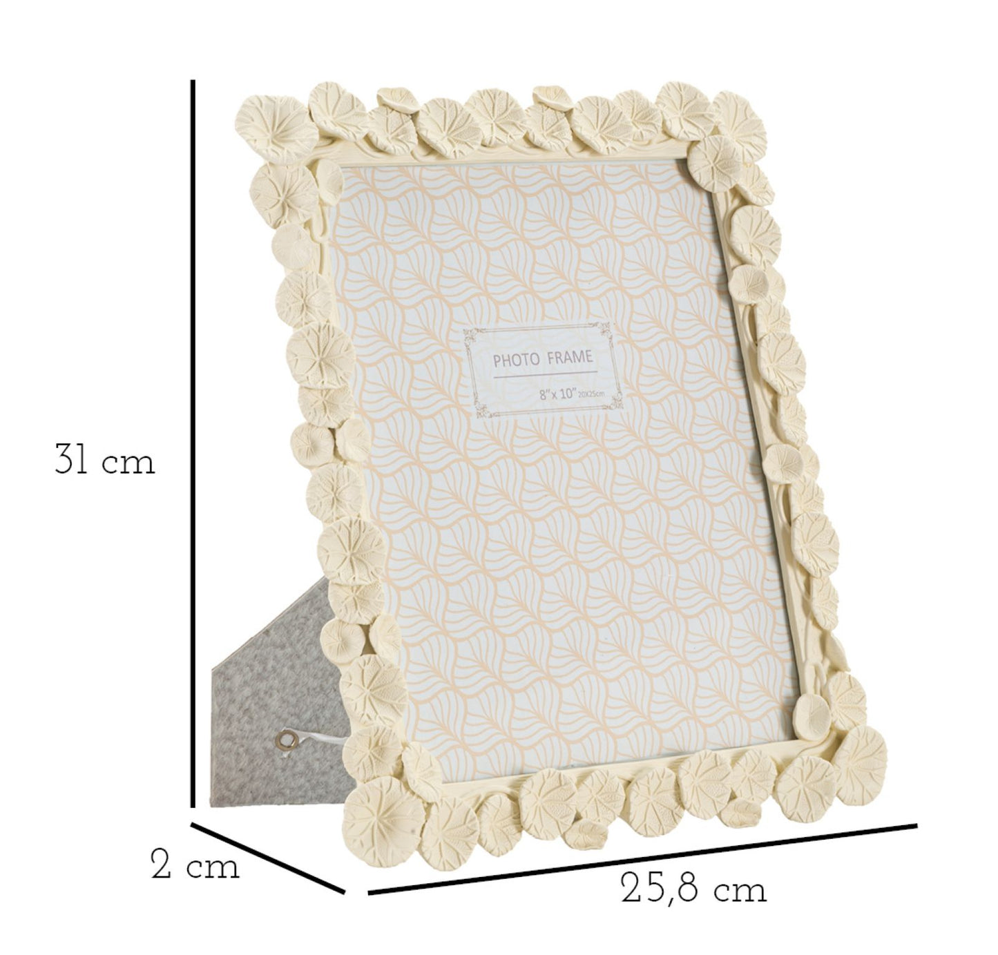 PHOTOFRAME LOTUS CM 25,8X2X31 (INSIDE PHOTO SIZE CM 20X25)