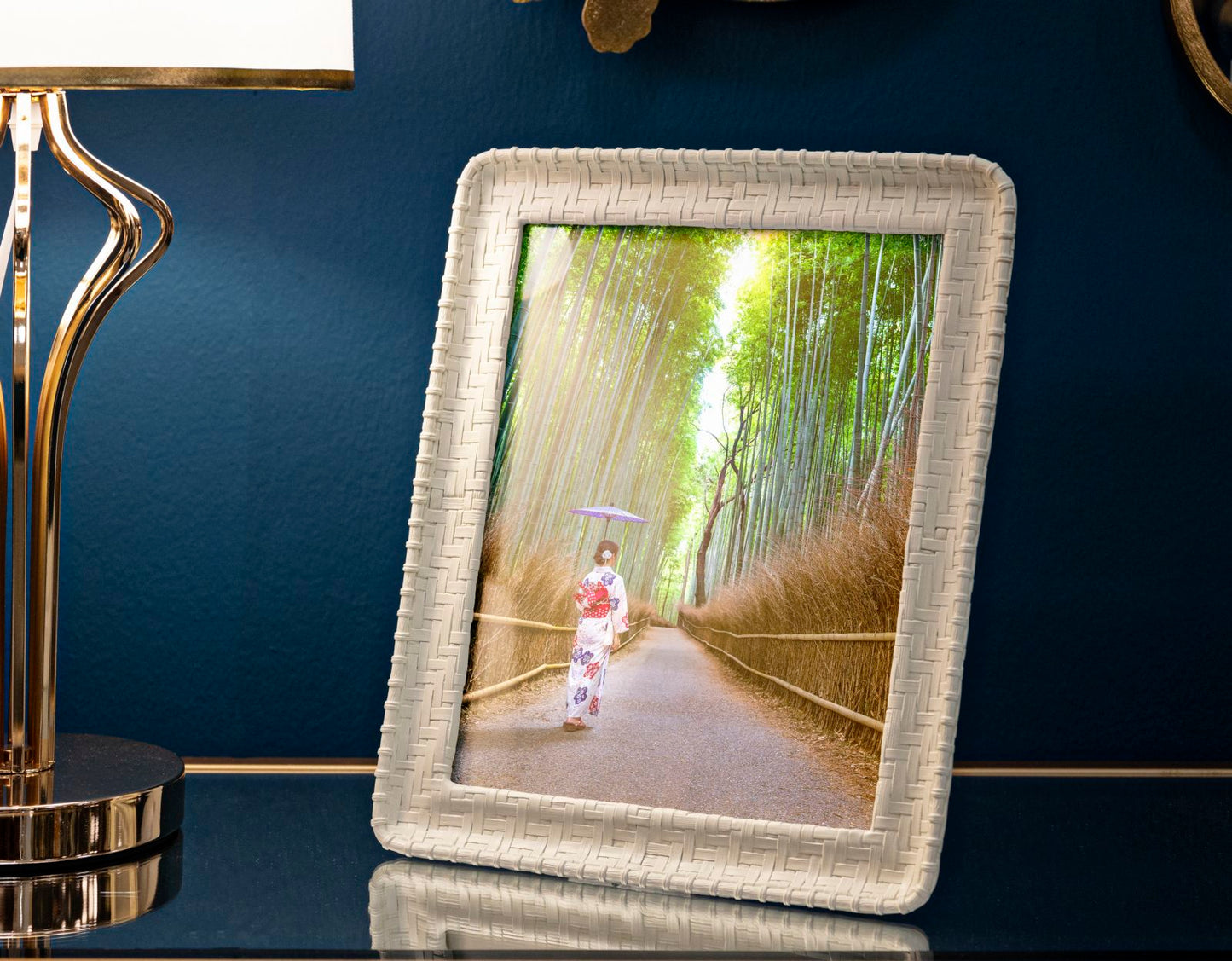 PHOTOFRAME BAMBOO STYLE CM 26X2X31 (INSIDE PHOTO SIZE CM 20X25)