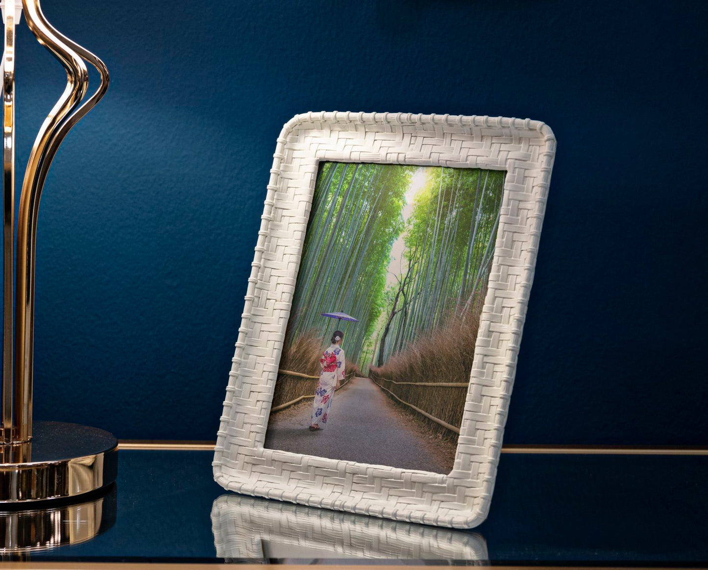 PHOTOFRAME BAMBOO STYLE CM 20,5X2X25,5 (INSIDE PHOTO SIZE CM 15X20)