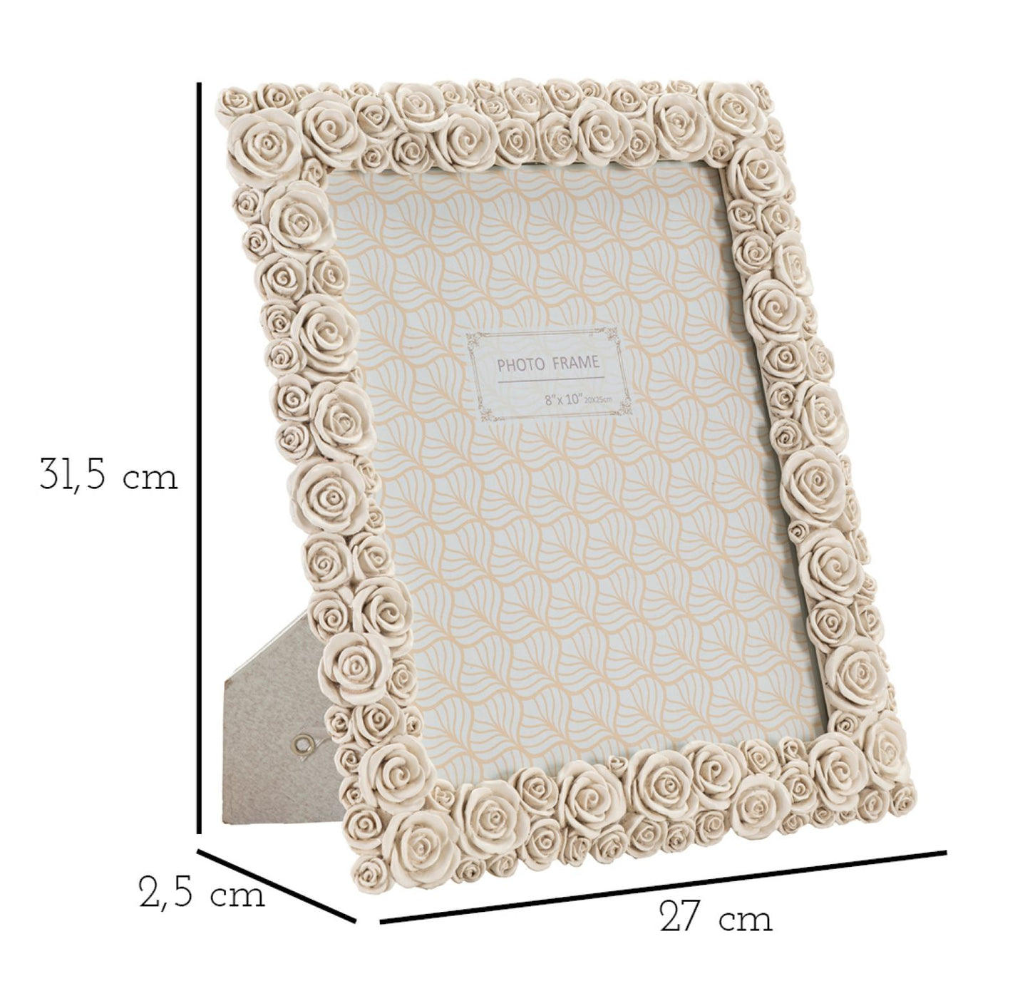 PHOTOFRAME ROSEL CM 27X2,5X31,5 (INSIDE PHOTO SIZE CM 20X25)