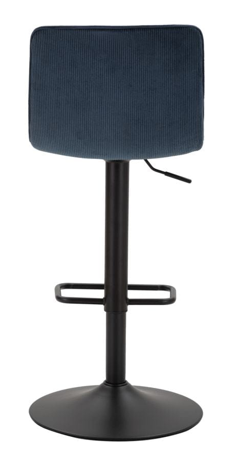 BAR STOOL WITH LIFT HIGH NAVY CM 43X49,5X85,5-107(SEAT CM 61-82,5)