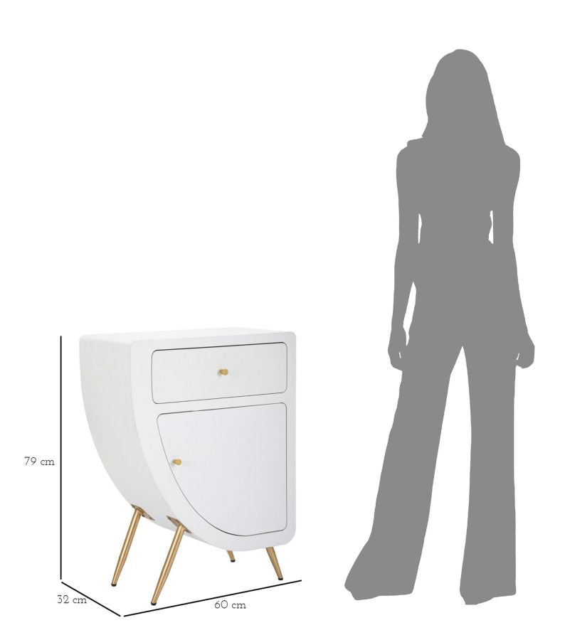 TALL BEDSIDE VENUS CM 60X32X79