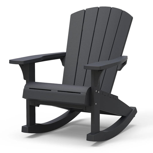 Keter Schommelstoel Adirondack Troy grafietkleurig