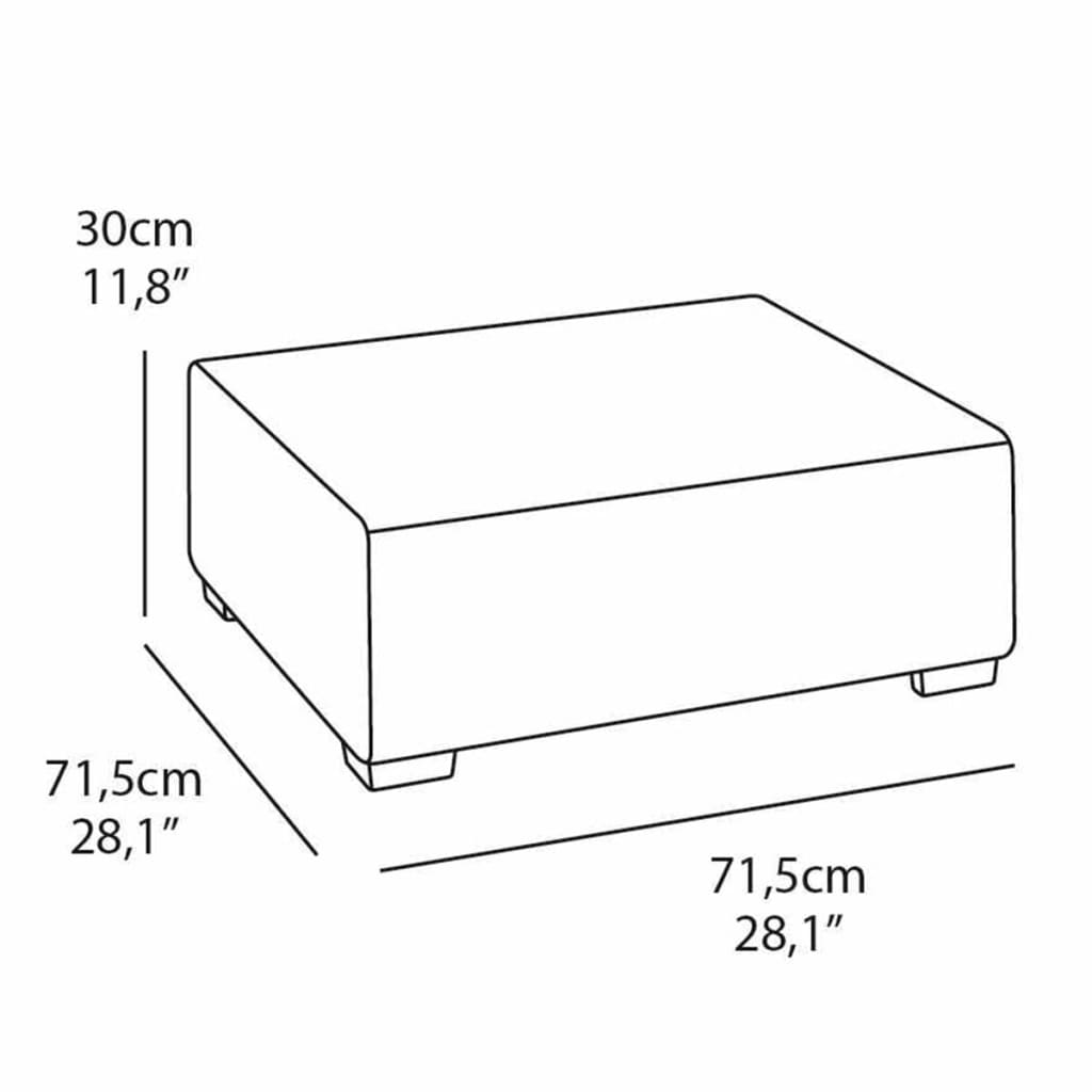 Keter Tuintafel Salta/Sapporo grafietkleurig 236104