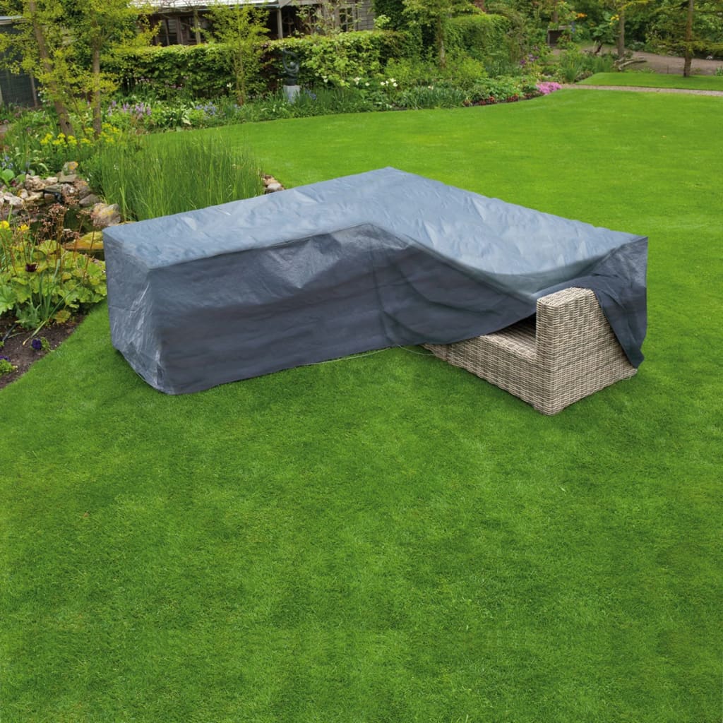 Nature Tuinmeubelhoes voor L-vormige ligbedden 250x90x90 cm