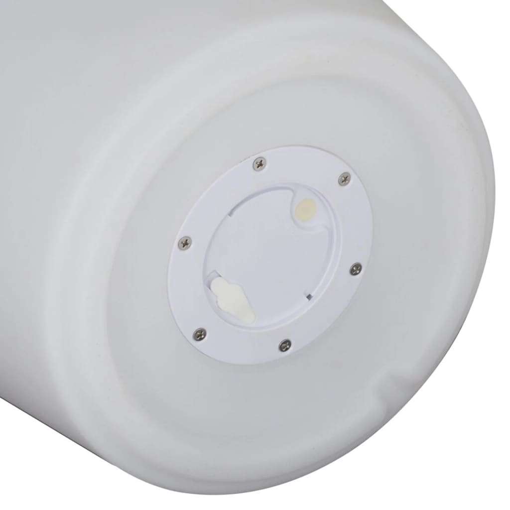 Eurotrail Lamp/bloempot LED oplaadbaar rond 38 cm