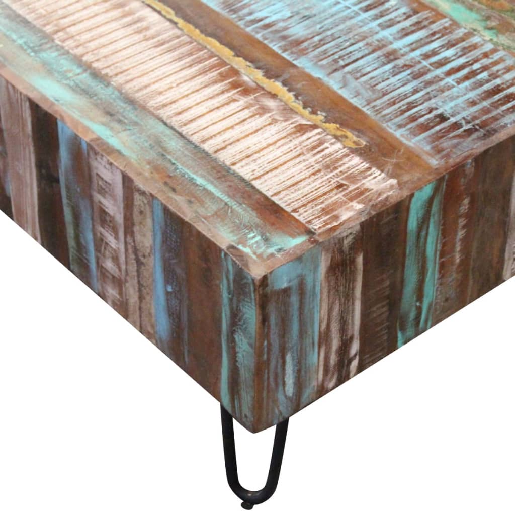 Salontafel 100x50x38 cm massief gerecycled hout