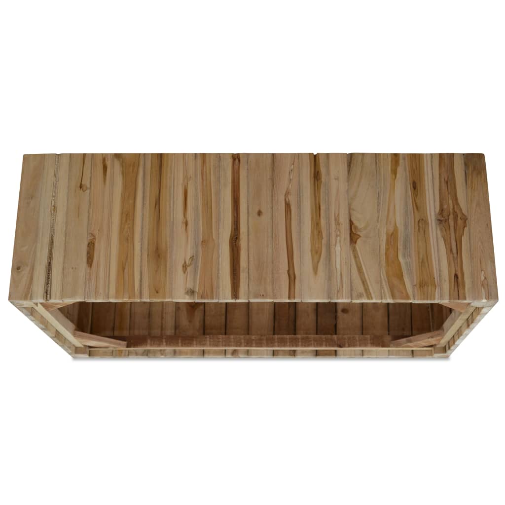 Salontafel 90x50x30 cm echt teakhout