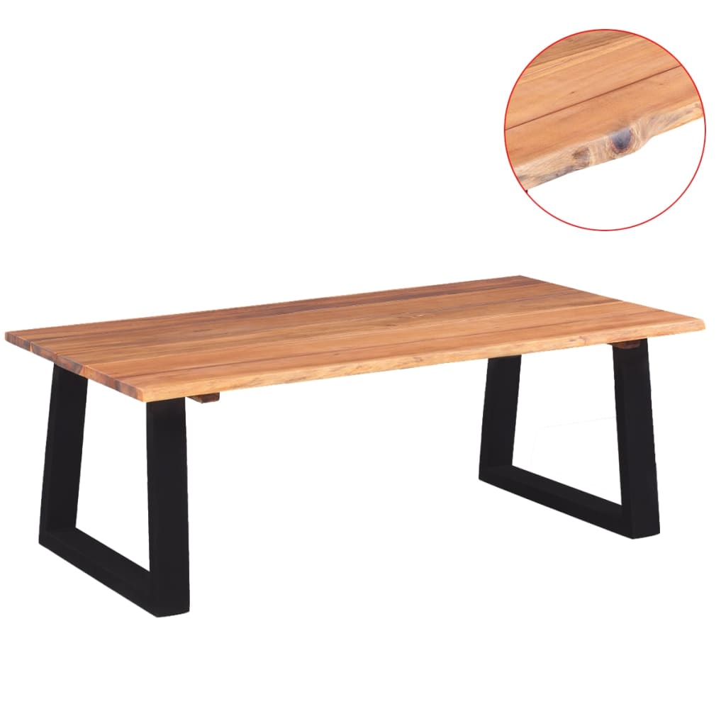 Salontafel massief acaciahout 110x60x40 cm