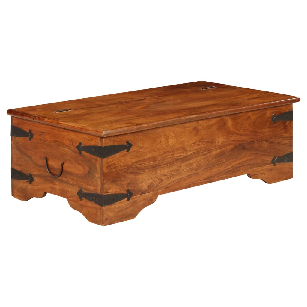 Salontafel 110x55x35 cm massief acaciahout met honingafwerking