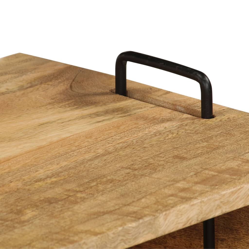 Salontafel 100x60x45 cm massief mangohout