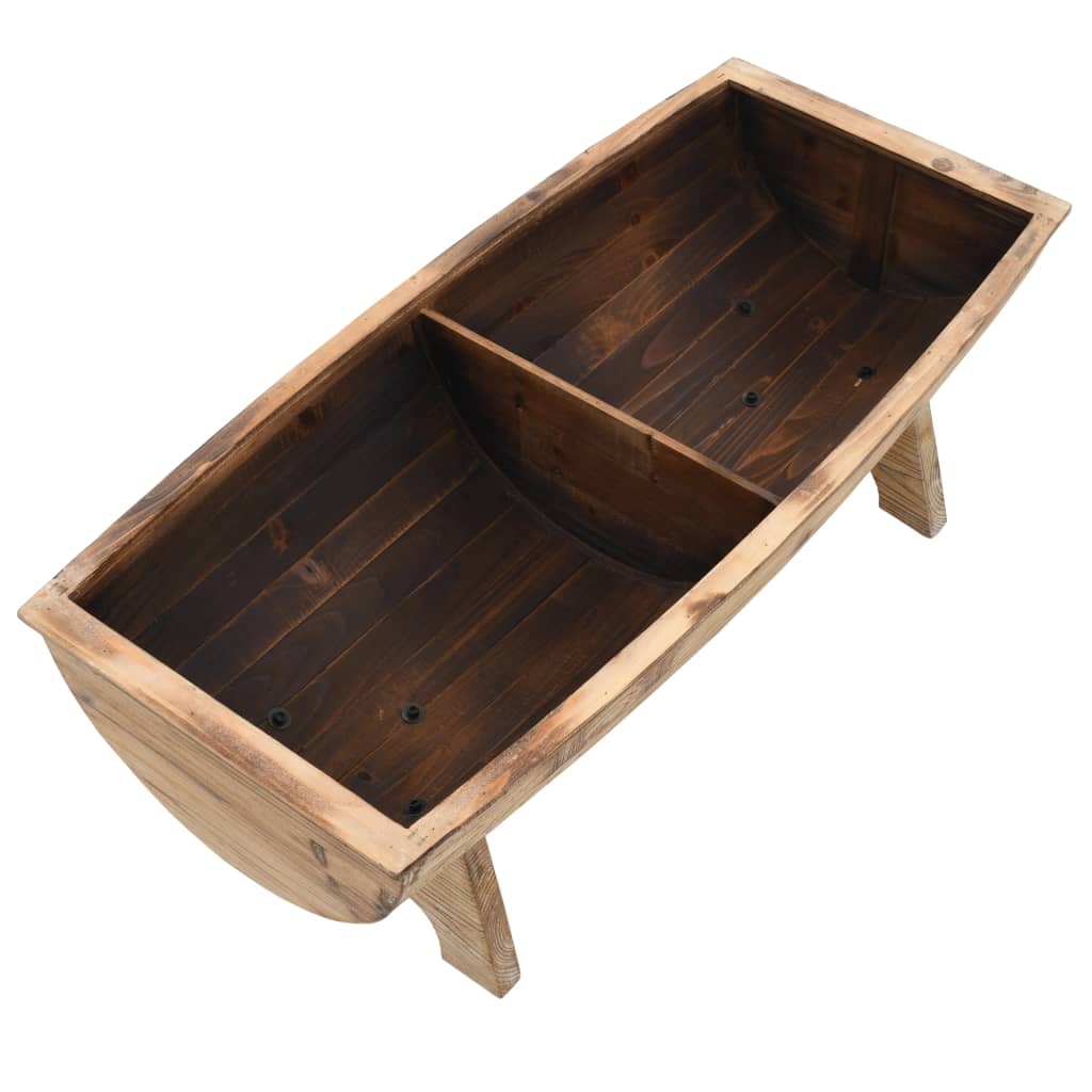 Opbergbankje 103x51x44 cm massief hout en stof