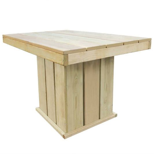 Tuintafel 110x75x74 cm geïmpregneerd grenenhout