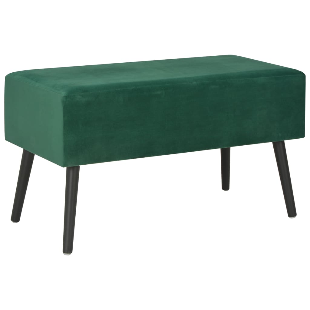 Salontafel 80x40x46 cm fluweel groen