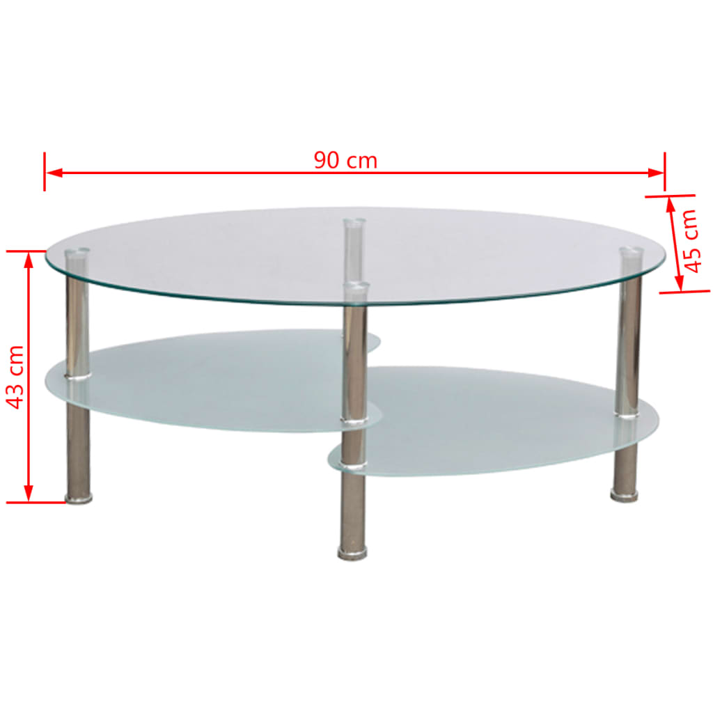 Salontafel met exclusief ontwerp wit