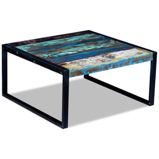 Salontafel 80x80x40 cm massief gerecycled hout