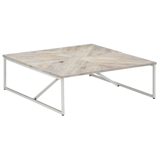 Salontafel 110x110x36 cm massief mangohout