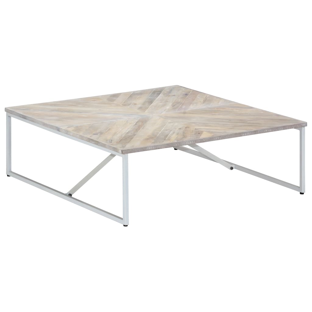 Salontafel 110x110x36 cm massief mangohout