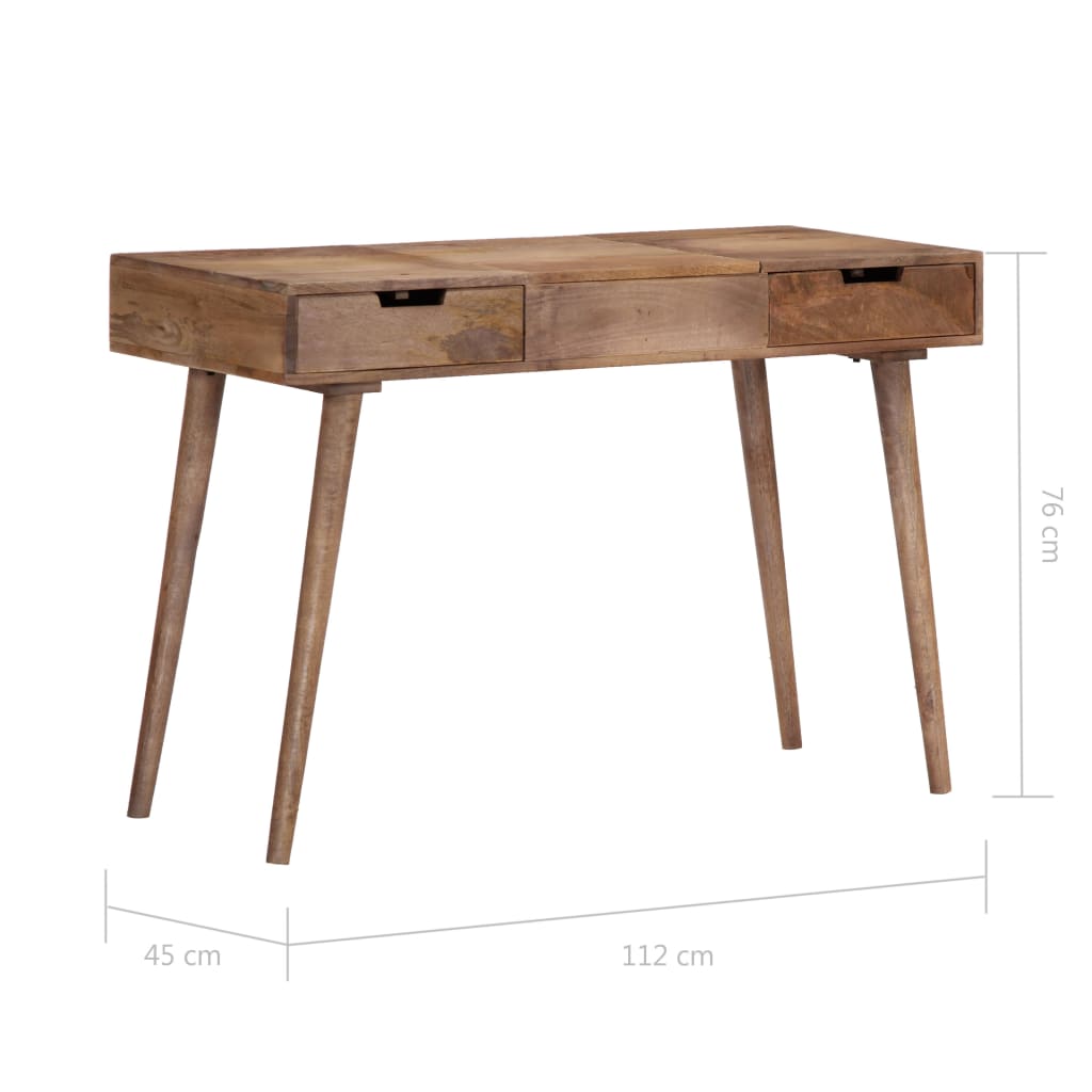 Kaptafel 112x45x76 cm massief mangohout