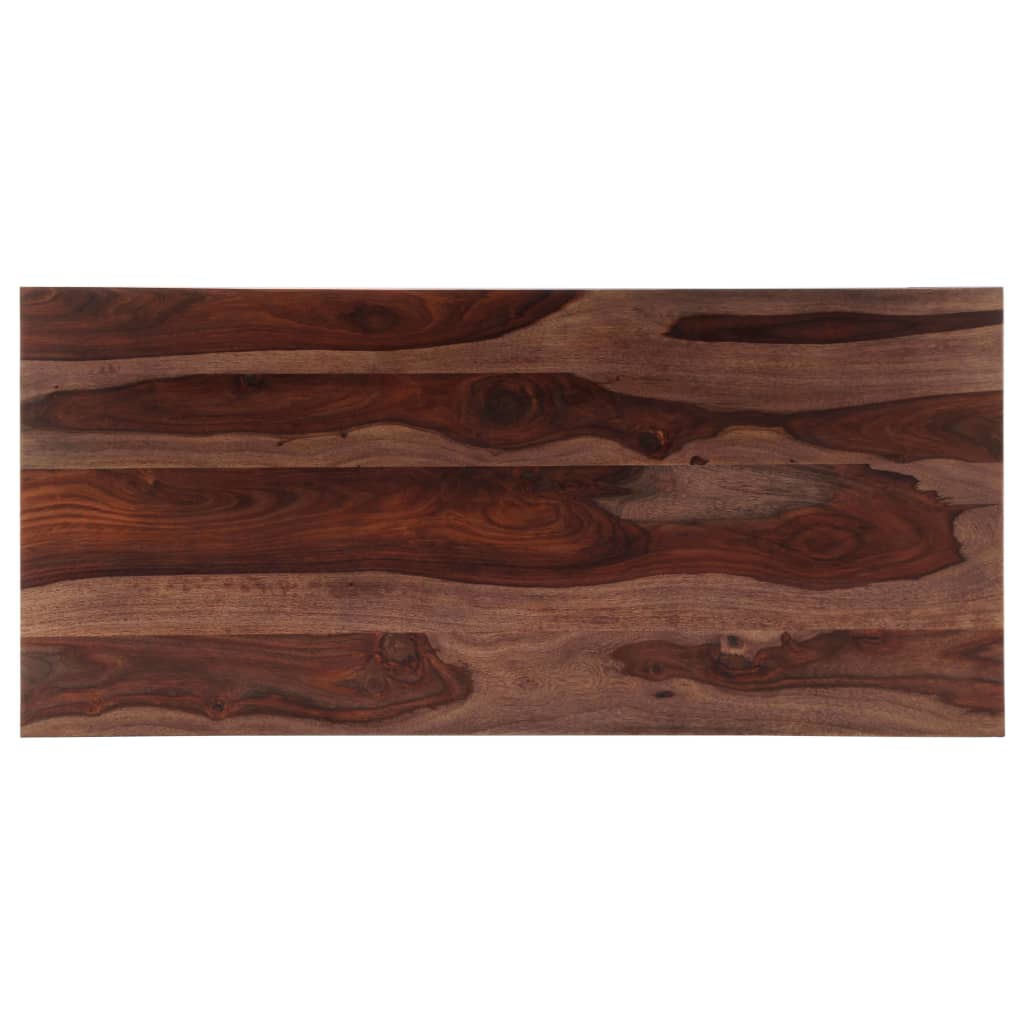 Salontafel 110x50x35 cm massief hout grijs