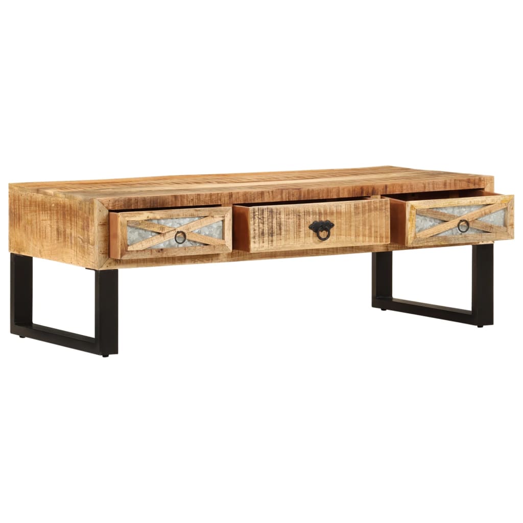 Salontafel 110x50x38 cm massief mangohout