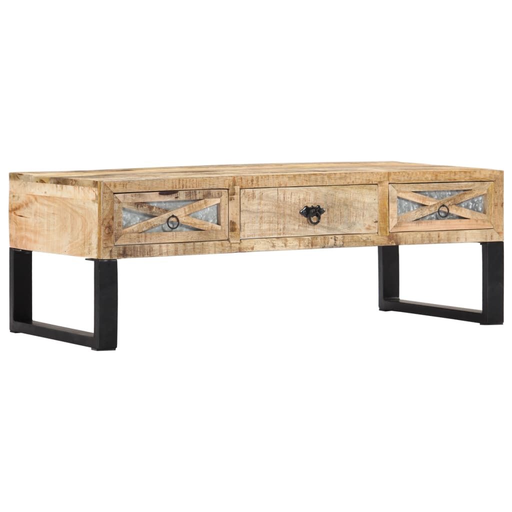 Salontafel 110x50x38 cm massief mangohout