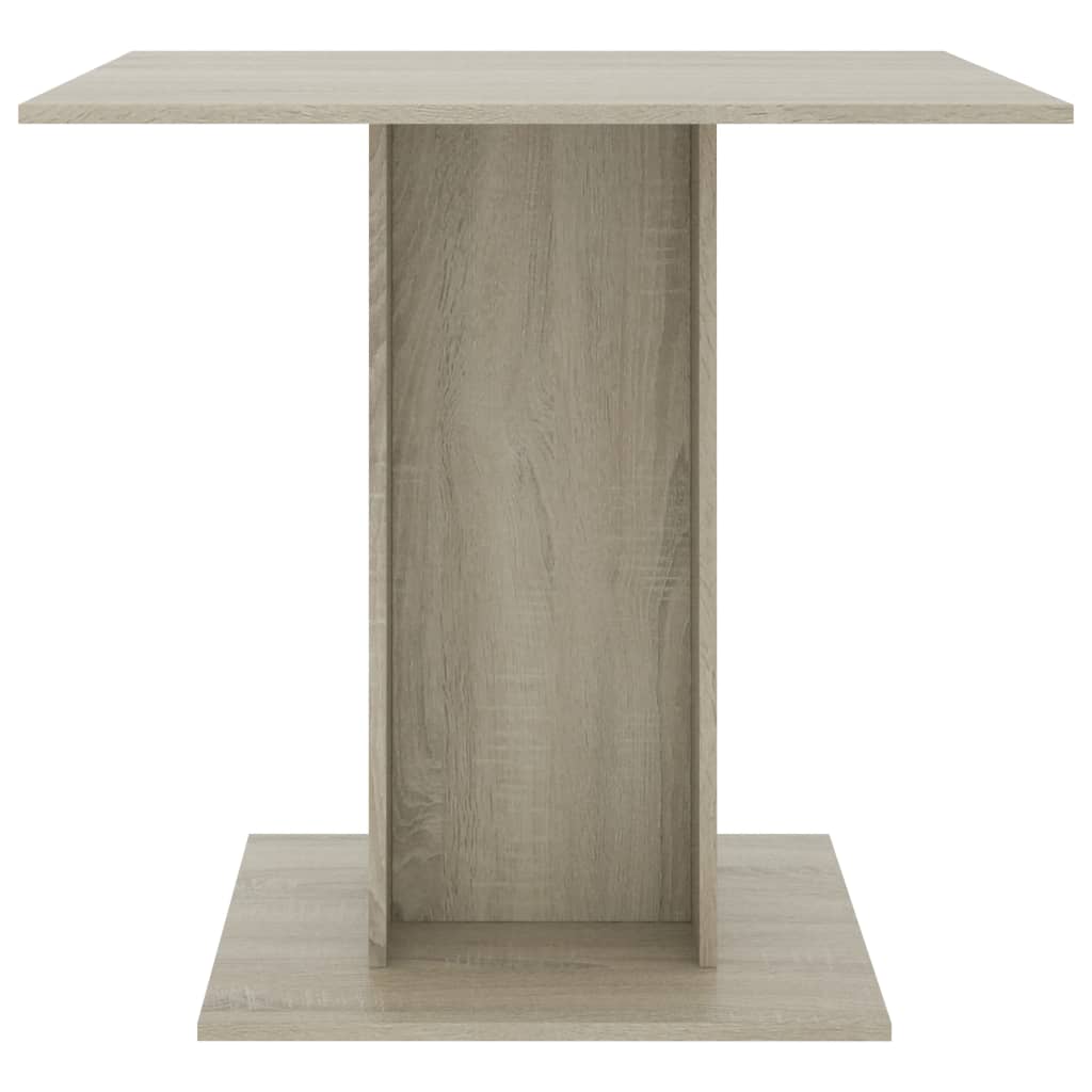 Eettafel 80x80x75 cm spaanplaat sonoma eikenkleurig