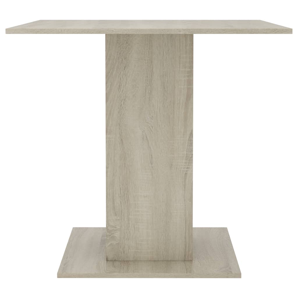 Eettafel 80x80x75 cm spaanplaat sonoma eikenkleurig