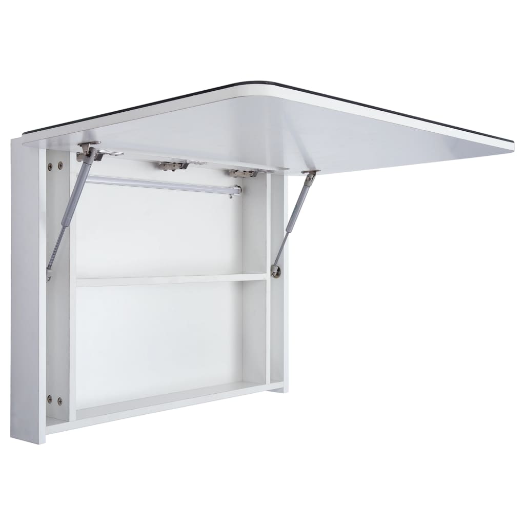 Badkamerkast met spiegel LED 80x9,5x55 cm