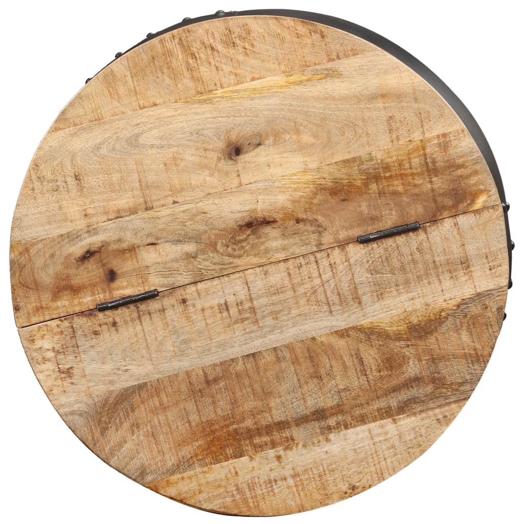 Salontafel rond 53x43 cm massief mangohout