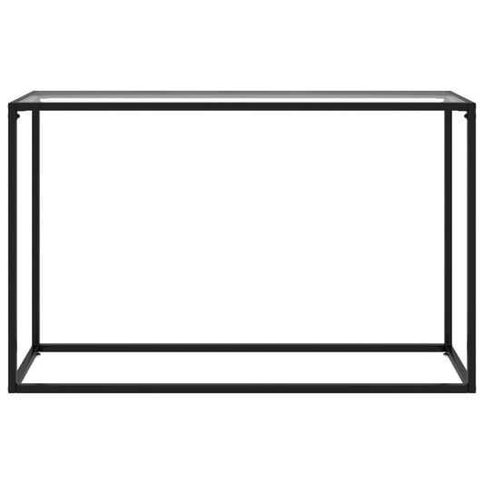 Wandtafel 120x35x75 cm gehard glas transparant