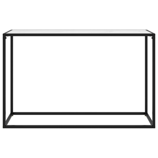 Wandtafel 120x35x75 cm gehard glas wit