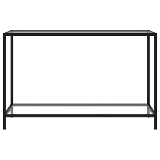 Wandtafel 120x35x75 cm gehard glas transparant