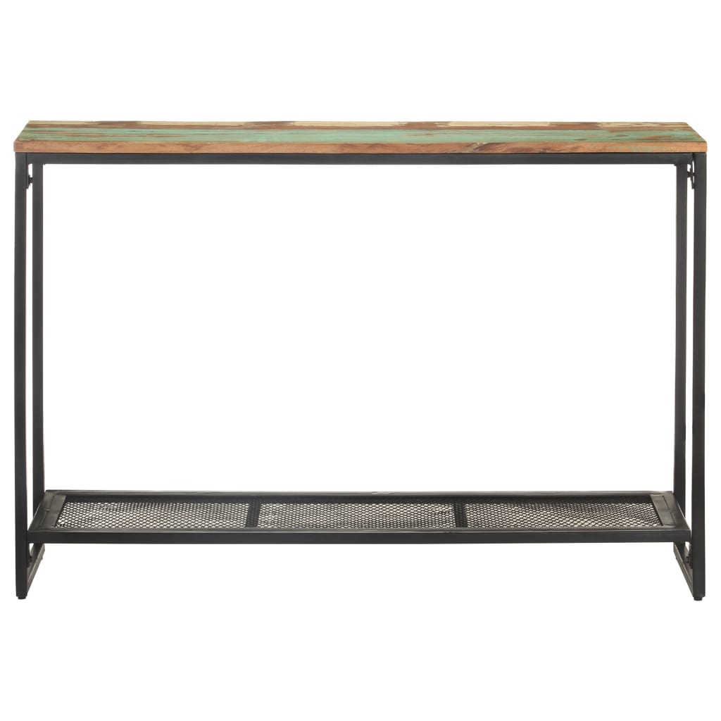 Wandtafel 110x35x75 cm massief gerecycled hout