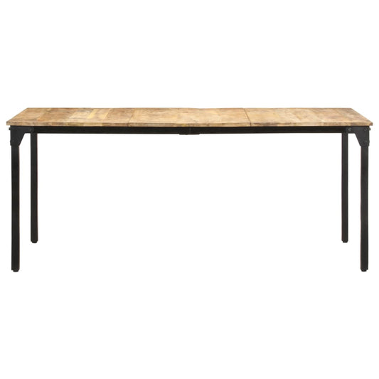 Eettafel 180x90x76 cm ruw mangohout