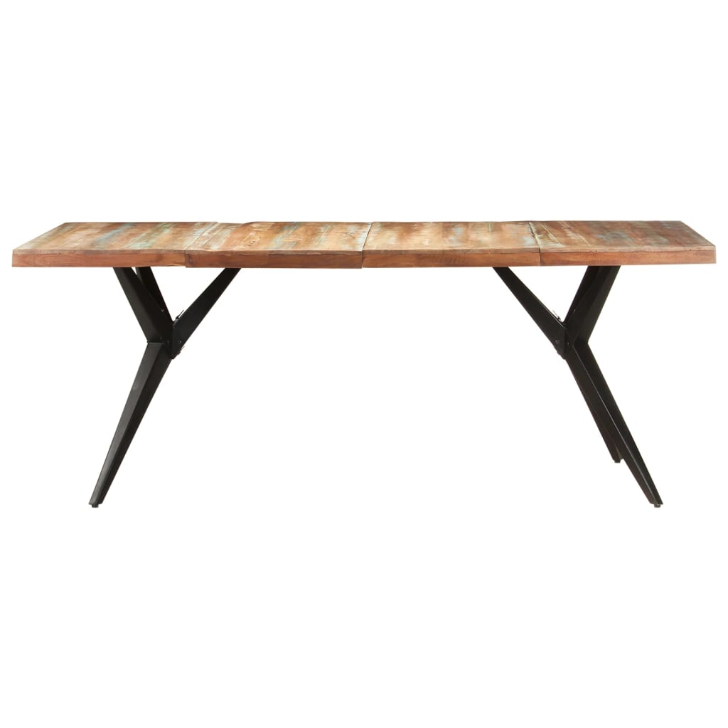 Eettafel 200x90x76 cm massief gerecycled hout