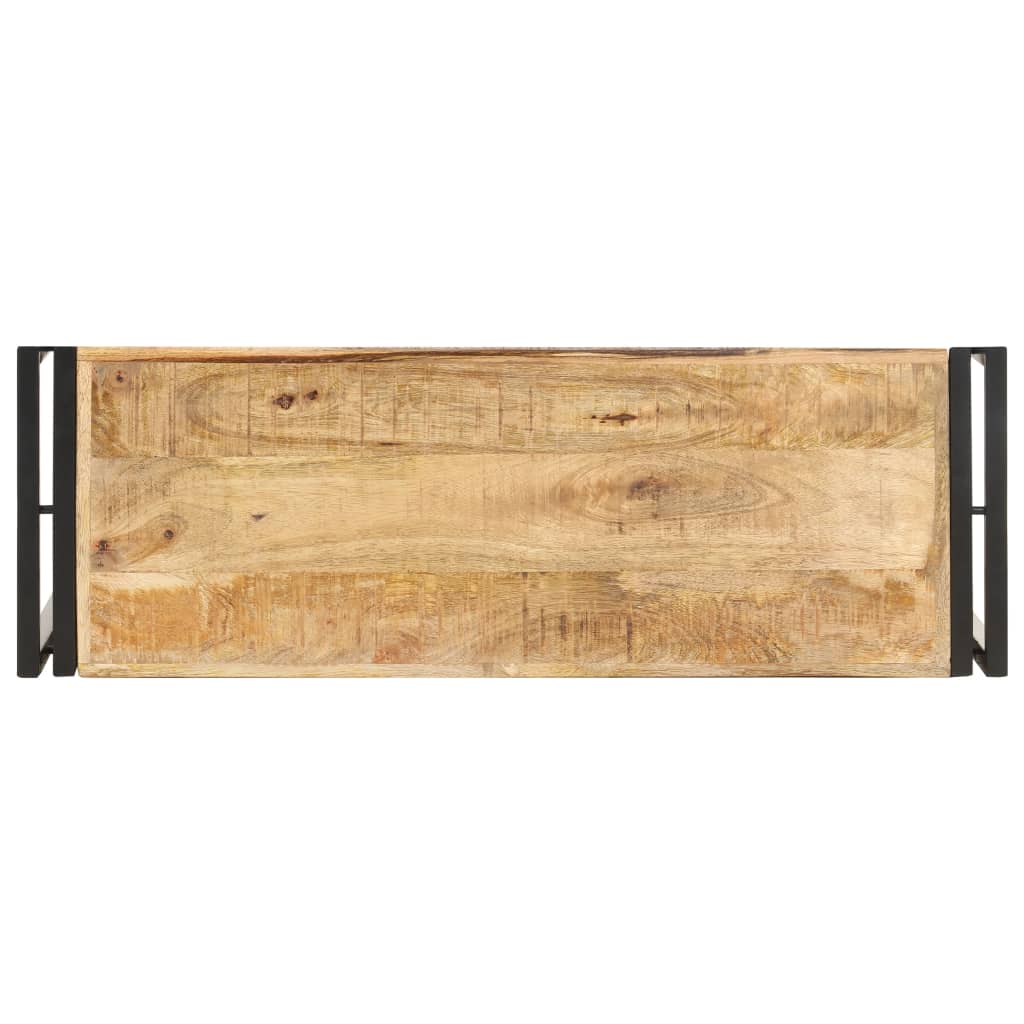 Wandtafel 90x30x75 cm ruw mangohout