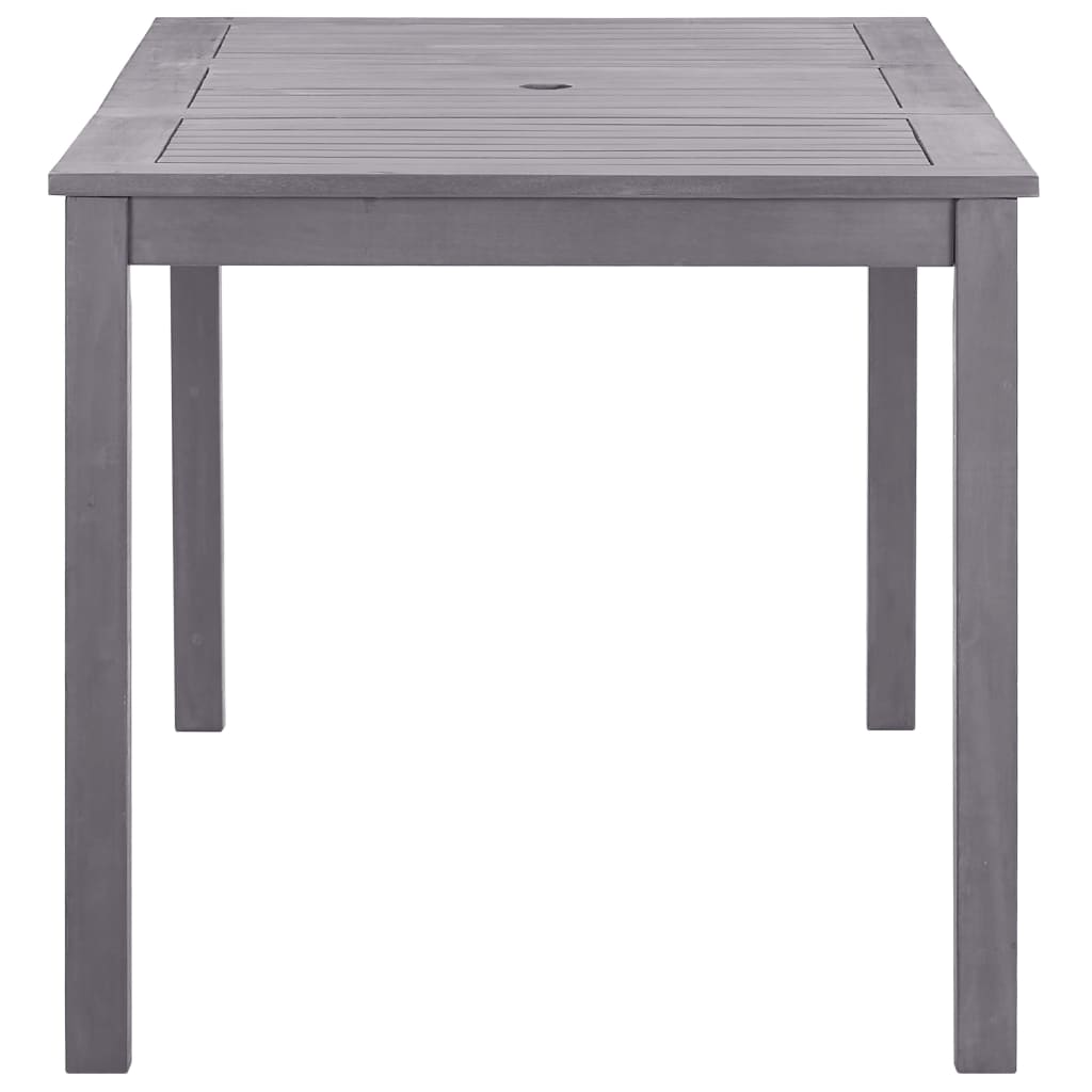 Tuintafel 140x80x74 cm massief acaciahout greywash