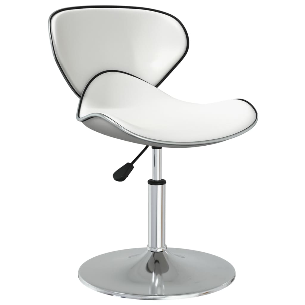 Eetkamerstoelen 2 st kunstleer wit