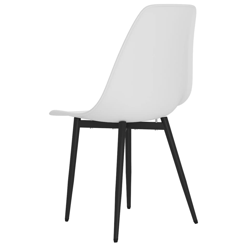 Eetkamerstoelen 2 st PP wit