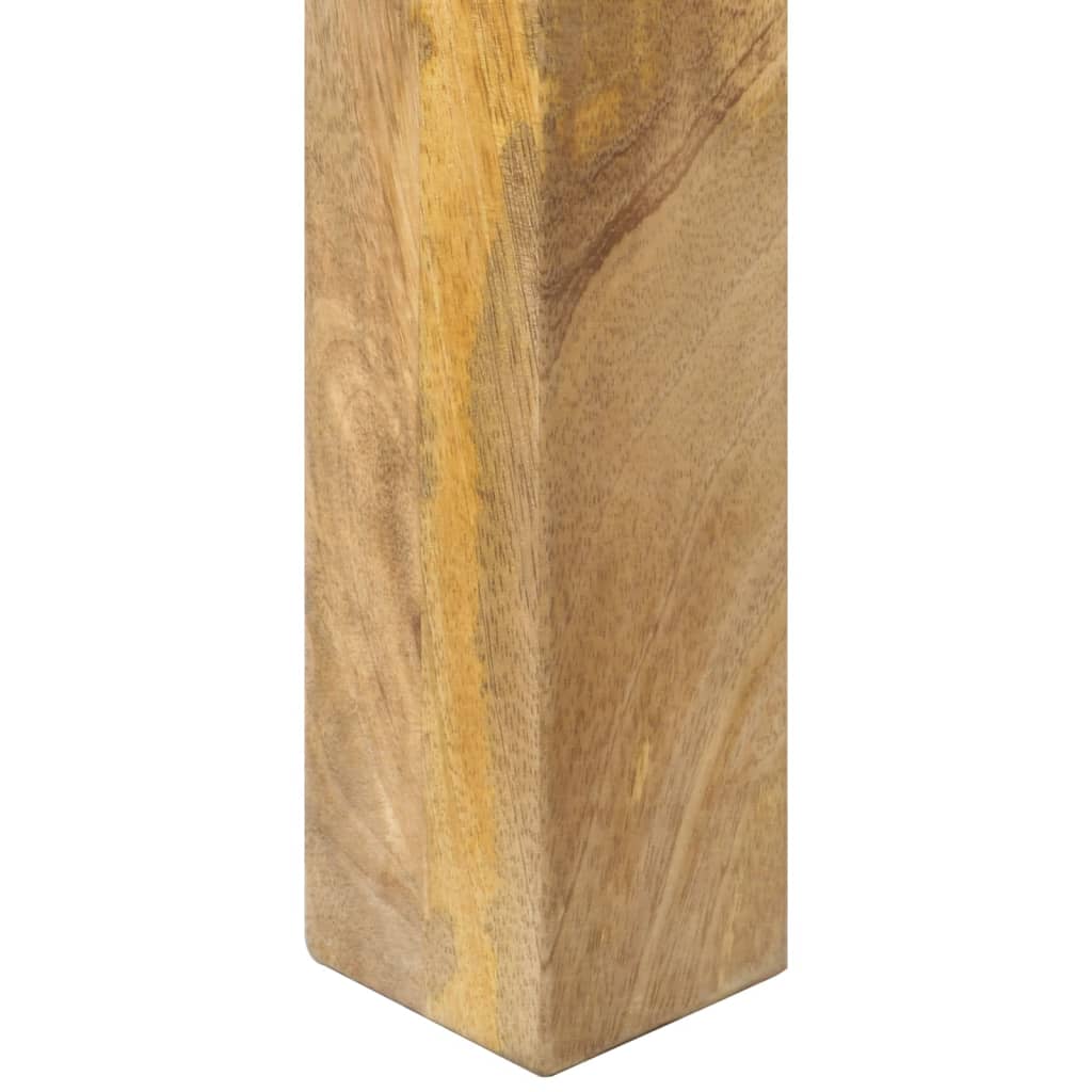 Wandtafel 110x35x76 cm ruw mangohout